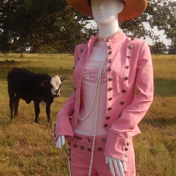 Betsey Johnson- size 6-  HOT PINK DESIGNER JACKET/NEVER WORN - Picture 12 of 15